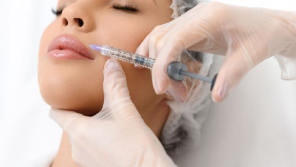 Dermal filler on girl